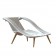 Fauteuil du Huit Blanc Position Bain de Soleil Isidore JardinChic