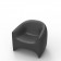 fauteuil-gris-anthracite-blow-vondom-jardinchic