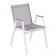 Fauteuil Pilotis Batyline ISO Gris Métal Vlaemynck Jardinchic