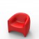 fauteuil-rouge-blow-vondom-jardinchic