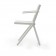 Lot de 4 Chaises avec Accoudoirs Mia Emu Blanc Profil JardinChic