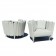 Fauteuil Canisse Blanc Serralunga JardinChic