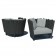 Fauteuil Canisse Noir Sur Demande Serralunga JardinChic