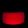 Module Bar Fiesta LED RGB Arrondi Rouge Vondom Jardinchic