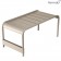 Grande Table Basse / Banc Luxembourg Muscade Fermob Jardinchic