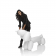 Pouf Hot Dog Blanc Fatboy Jardinchic