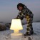 Lampe Portable avec Batterie Rechargeable H56cm Blanc Bloom! Jardinchic