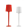 Lampadaires Inout 166 Blanc et 215 Rouge Metalarte JardinChic