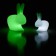Rabbit Lamp Small LED with battery - LED White and Rabbit Lamp LED Green (sold apart) Qeeboo Jardinchic
