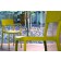Chaise Lisboa Jaune Serralunga JardinChic