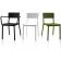 Chaise Lisboa Noir Blanc Kaki Serralunga JardinChic