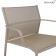 Fauteuil Bas Cadiz Muscade Vue 3/4 Détail Face Fermob Jardinchic