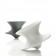 Fauteuils à bascule Spun Gris Anthracite et Blanc Magis JardinChic