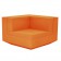 Canapé Modulable Vela - Module d'angle Orange Vondom Jardinchic