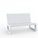 Canapé Modulable Frame - Module Central Blanc Vondom Jardinchic