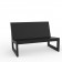 Canapé Modulable Frame - Module Central Noir Vondom Jardinchic