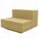 Canapé Modulable Vela - Module Central Beige Vondom Jardinchic