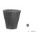 Nuancier Pot Zinc Cone Large avec Bordure Domani Jardinchic