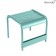 Petite Table Basse / Repose-Pieds Luxembourg Bleu Lagune Fermob Jardinchic