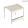 Petite Table Basse / Repose-Pieds Luxembourg Gris Argile Fermob Jardinchic