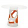 Plateau Liberty Verre et Pied de Table Liberty Blanc / Orange MyYour JardinChic