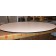 Plateau Ø70cm HPL Blanc Bord Noir Myyour Jardinchic