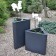 Pot Triton H48cm Anthracite et Pot Triton H68cm Anthracite (vendu séparément) Pdconcept Jardinchic