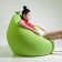 Pouf Baloon Blue Green Apple YOUNOW Florence Jaffrain JardinChic