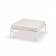 Pouf Rivage Blanc Coton Toile Teint Masse Ecru Vlaemynck Jardinchic