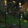 Torche Roma En Acier Inox Et Bois Noir Aristo JardinChic