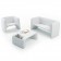 Canapé Groove, Fauteuil Groove et Table Basse Groove Blancs 21ST LIVING ART JardinChic