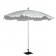 Parasol Shadylace XL Blanc socle non inclus Sywawa JardinChic