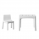 Chaise et Table de Repas Simple Blanc Plust Jardinchic