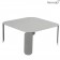 Table Basse Carrée Bebop H42cm Gris Métal Fermob Jardinchic