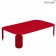 Table Basse Rectangulaire Bebop H29cm Coquelicot Fermob Jardinchic