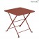 Table Basse Carrée Tom Pouce Ocre Rouge Fermob Jardinchic