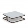Table basse Plateau en Verre Marcel Marron d'Inde Emu Jard1inChic