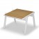 Table Basse Pilotis 54x48cm Vlaemynck Jardinchic