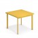 Table carrée Star 90cm Jaune Curry Emu JardinChic