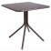 Table Carrée Pliable 70cm Yard Marron d'inde Emu JardinChic