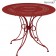 Table de repas 1900 Ø96cm Coquelicot Fermob Jardinchic