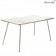 Table Luxembourg 143x80cm Gris Argile Fermob Jardinchic