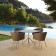 Table De Repas & Chaises Shell Fuera Dentro JardinChic