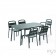 Table de Repas Marumi Smal Noir Vert/Noir Vert EGO Paris Jardinchic