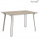 Table de repas Surprising Muscade Fermob Jardinchic