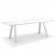 Table de Repas Vanity 220x110cm Blanc Vlaemynck Jardinchic