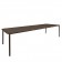 Table Extensible Plateau Aluminium Yard Marron d'Inde Emu JardinChic