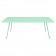 Table Luxembourg 207x100cm Vert Opaline Fermob Jardinchic