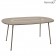 Table Ovale Lorette Muscade Fermob Jardinchic