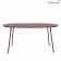 Table Ovale Lorette Ocre Rouge Face Fermob Jardinchic